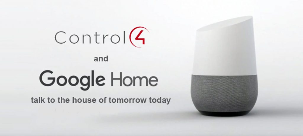 Control4 and the Google Assistant 